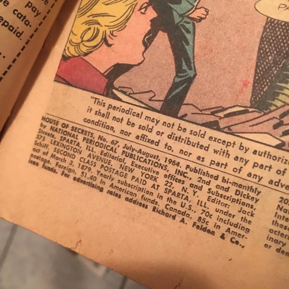 1964 House of S E C R E T S No.67 comic book - Picture 4 of 4